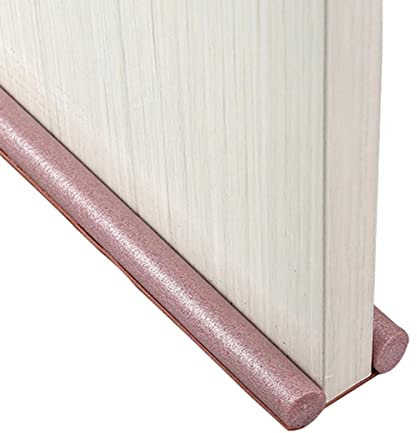Stück Türboden-Zugluftstopper, Wetterschutz, Türfeger unter der Tür, Zugluftblocker, Isolator, Dichtungsstreifen, Haus-Akustikschaum, 1 Stück, Rosa