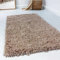 Wecon Home Esprit Hochflor Teppich modern, einfarbig, flauschig aus 100% Schurwolle für Wohnzimmer, Schlafzimmer und Kinderzimmer – Seattle Shag (70 x 140 cm, Creme beige)
