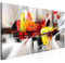 murando - Akustikbild Abstrakt 120x60 cm Bilder Akustikschaum Hochleistungsschallabsorber Schallschutz Leinwand 1 tlg Wandbild Raumakustik Schalldämmung a-A-0320-b-a