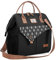 Lekespring Bolsa Termica Porta Alimentos 16L | Bolsa Comida Trabajo Impermeables sin Fugas - Bolsa Porta Alimentos Ligera y Resistente - Wide Open Nevera Portátil - Escuela Picnic Viaje - Negro L