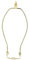 Gadpiparty 2St Beleuchtungszubehör Lampenschirm Metallklammern Lampenhorn Lampenhalter leichtes Accessoire Lampenrahmenhorn Trompete Harfe Suite Komponente Halterung Legierungsbeschichtung