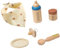 Toyvian Kinder Holzspielzeug 1 Satz Spielzeug Zum Füttern Mit Der Flasche Spielzeug-babyflasche Babypuppenflasche Fütterungsset Für Babypuppen Babypuppen-spielset Schnuller Für Kind Holz Suite Puzzle