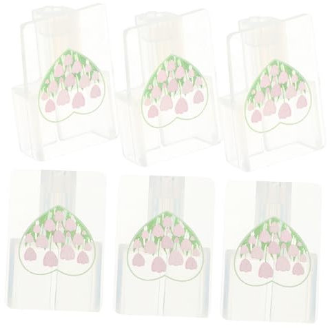 Angoily 5pièces De Câbles USB Tulipe Housse De De Câble De Données Transparente Mignon pour Prévenir