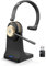 NOTESNEE V5.3 Wireless Headset with Mic for Work, 45Hrs Computer Headset with Microphone, Bluetooth Headphones with Noise Cancelling Mic, Charging Base, USB Dongle & Mute Button for PC, Skype, Zoom