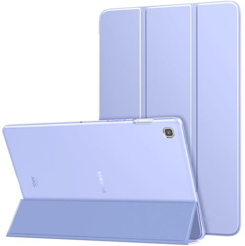 MoKo Case Fit Samsung Galaxy Tab S5e 2019, Ultra Thin Slim Shell Trifold Stand Cover with Frosted Back with Auto Wake and Sleep for Galaxy Tab S5e SM-T720/SM-T725 2019 Tablet, Lavender Purple