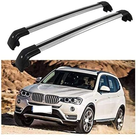 YRCTHEK für BMW X3 F25 2011-2017 2 Stück Aluminium Dachträger Relingträger Dachgepäckträger- Alu Relingträger,C