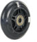 HEIBTENY 80mm Scooter Rollen - Led Scooter Ersatzräder 80mm inliner rollen mit kugellager ABED-7 | 80mm Skate-Räder Leuchtendes, superleises Rad, LED-Blitzrad(Black)