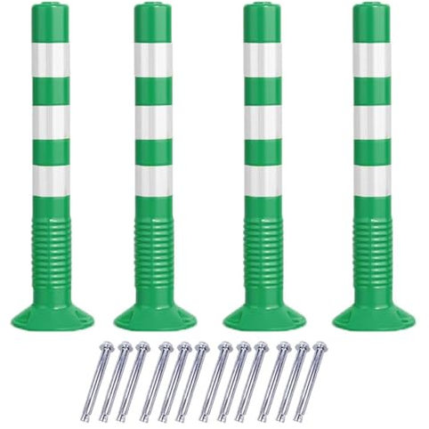 GZKDKZB Paletti di Segnalazione per vialetti di Accesso Paletto di parcheggio Nero/Blu/Verde/Rosso/Giallo Delineatore Flessibile del Traffico, Paletti di Segnalazione per vialetti di acces