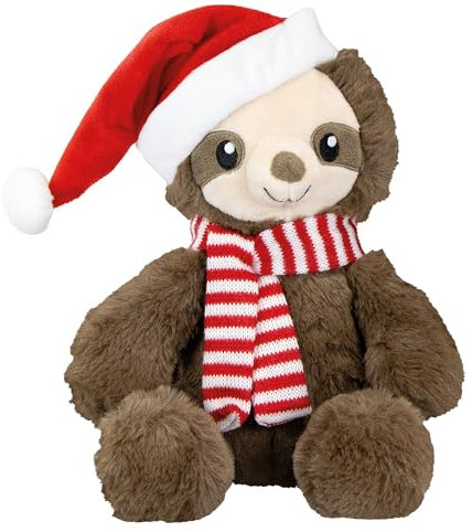 Nobby Hundespielzeug Xmas Plüsch Faultier Fauli Ausgestopftes Spielzeug