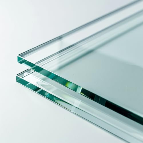 ELEKEE 610mm x 610mm Toughened Greenhouse Glass Pane – 3mm Safety Glass, Toughened Replacement Panel for Greenhouses, Cold Frames & DIY Glazing