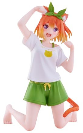 Zhongkaihua The Quintessential Quintuplets Nakono Yotsuba Figur 13 cm Katze Ver Home Clothes Figur Anime PVC Statue Home Desk Ornament Dekoration Geschenk