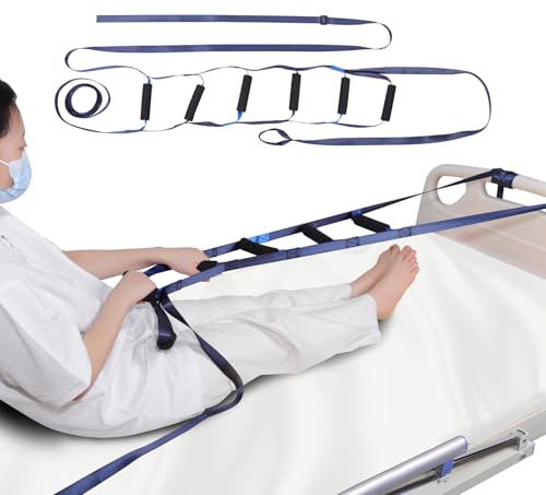 lefeke Bettleiter Aufrichthilfe, Aufstehhilfe Strickleiter mit robustem Griff für Senioren, Kranke & Behinderte, Ideal für Zuhause und Pflegebetten