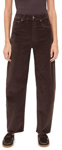 Madewell Women's The Balloon Pants in Corduroy, Dark Carob, 25