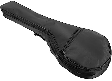BESTonZON Mandolin Storage Bag Portable Single-layer Mandolin Case Adjustable Strap Music Instrument Carrying Pouch Suitable for Travel and Storage