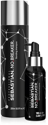 Sebastian Professional NO.BREAKER Bundle - Shampoo (250 ml) + Leave-In Styling Spray für Halt & Styling (100 ml) – Repariert und schützt das Haar vor Haarbruch - Für starkes und geschmeidiges Haar