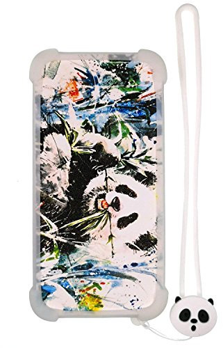 Custodia per Qilive Smartphone Q5 5 4g Custodia Bordo del Silicone + PC Card Stand Case Cover XM