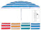 Redcliffs Parasol pour la plage 180cm hauteur ø 145cm modèle mediterranéen