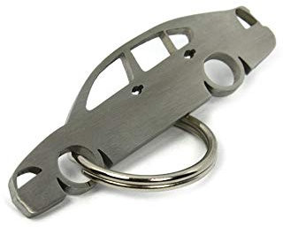 Streetculture Carshape Schlüsselanhänger Edelstahl - Motorsport Tuning Teile Performance Auto Zubehör Octavia MK2 2 Limousine Car Shape