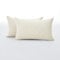 Deconovo Kissenbezug Leinen Optik Kissenhülle Kissenbezüge mit Verstecktem Reißverschluss Sofa Zierkissenhülle, 30x50 cm, Leinen, 2er Set
