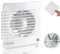Airope Timer,Extractor Fan,4 inch / 100 mm Cover with Back Draft Shutter + Fly Screen Mesh,Low Noise dB(A) 26 and Low-watt 7 W,Wall/Ceiling for Bathroom,Kitchen,Toilet,5 Years Warranty