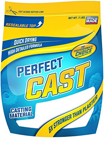 Perfekt gegossen, robust wie Harz, ungiftig, farbmischbar, mit Wasserguss-Material mischbar, 0,9 kg