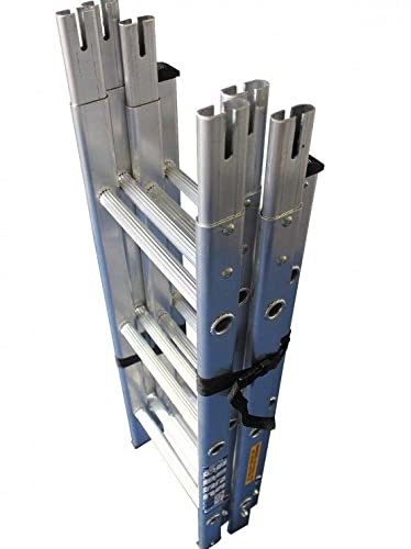 Chase Ladders Aluminium Heavy Duty Sectional Surveyors Ladder Designed and Manufactured in The UK CSU(H)5 4.55m.