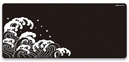 X-Raypad Aqua Control+ Wave Gaming Mouse Pad, Ultra-High Precision Mouse Pad with Perfect Speed and Control Capability, Designed for Fps Players with Low DPI Requirements (AC+ Wave Night, 900*400*4mm)
