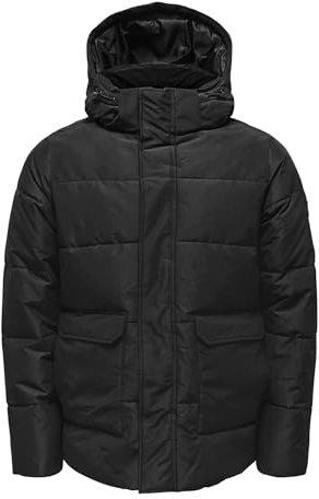 ONLY & SONS Male Daunenjacke Abnehmbare Kapuze Jacke