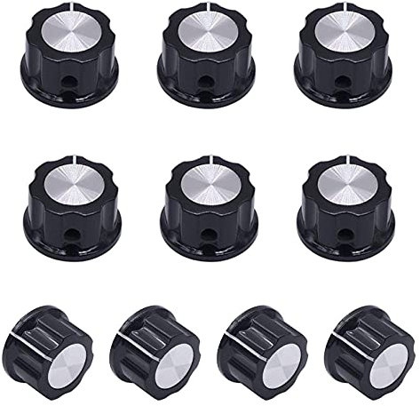 KLVN 10 stücke 6mm 6mm Bohrung A03 Einstellbare Taste Taste Potentiometer Steuerknöpfe
