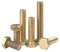 Unifizz Bulloni a testa esagonale M8* 40mm Viti a testa esagonale filettate in ottone 10PCS