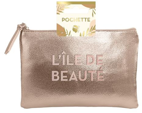 Sac pochette metal rose dore corsica