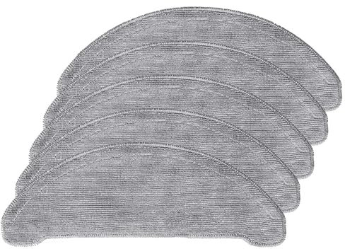 JINFOLI 5pcs Mop Cloths Part, for Arnagar, for S8 Pro/S8 Pro Robot Vacuum Cleaner Accessories Dry And Wet Usage Mop Cloths Pad Floor Cleaning Mopping Pad