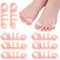 8pcs Body Feet Aligners Kit, Complexion Toe Support Pads Spacer Silicone Toe Separators to Correct Overlapping Toes Hammer Toes Straightener Spreader Plint Corrector for Woman&Men