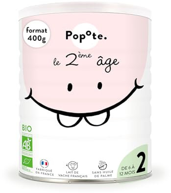 Lait infantile 2ème âge Popote Bio - 400g - dès 6 mois