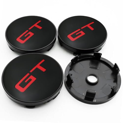 WxsYFFS Radkappen Nabendeckel Radnabenkappen 4 Stück 60mm Kompatibel mit für Kia GT Ceed Rio NIRO Picanto k2 k3 k4 k5 ABS Verbundmaterial Nabenmittenkappe,B