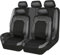 YJTYC Sitzbezüge Auto für VW Passat B6/B8, Golf 4/5/7, Tiguan, Polo, Mk4 - 5-Sitzer, Ledersitzbezüge Allwetter, Komfortabel, Wasserdicht