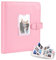 272 Taschen Fotoalbum für Fujifilm Mini 90 9 8 8+ 70 7c 7s 11 50s 7+ 25, Polaroid 300, HP Sprocket, K-pop Fotokarten (Rosa)