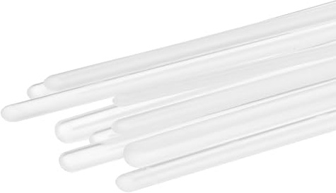PATIKIL 10 Stück Transparente Kunststoffstäbchen 8 Zoll Klar Korsettstreifen Knochen zum Nähen Korsett Kostüm (5mm 1/5 BREIT)