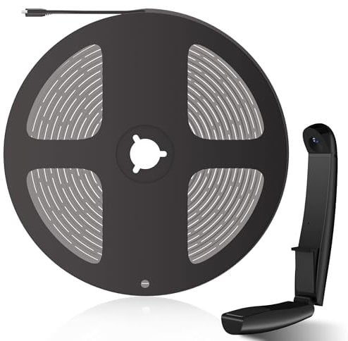 Gvyugke TV Hintergrundbeleuchtung, 4,5 Meter Sync TV Led Strip für 55-65 Zoll TVs und PC-Monitore, TV LED Hintergrundbeleuchtung mit Sensor, Smart-App-Steuerung, Spiel-& Musik-Sync