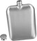 HIAKDOFT Flasque carrée sachets d'alcool cacher le contenant d'alcool de transport de vin pot à vin portable bouteilles d'alcool flacon géant Acier inoxydable Silver
