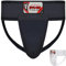 Farabi Sports Tiefschutz Herren Kampfsport Tiefschutz MMA Muay Thai Suspensorium Herren (Black, XS)