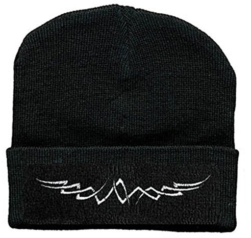 Hip-Hop Mütze weiss graues Tribal Tattoo 51110 schwarz