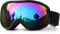SPOSUNE Ski Goggles 100% UV400 Protection Anti-Fog Spherical Dual Lens OTG Snow Snowboard Goggles for Men Women Youth Helmet Compatible Windproof Impact Resistant