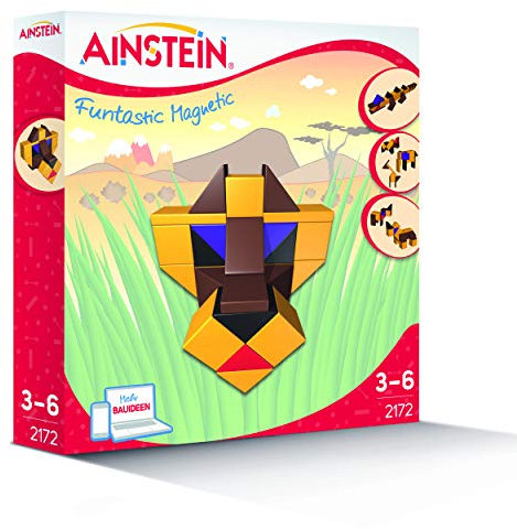AINSTEIN 2172 - Afrikanische Tiere, fördert Kreativität und Feinmotorik, optimal für Kindergarten- und Vorschulkinder