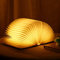 Molbory LED Buch Licht Faltbare Buchlampe Licht Buchlampe LED Stimmungsbeleuchtung USB Aufladbare WarmweißSchreibtisch Buchlampe Nachtlicht Nachttischlampe für Kinder Freundin Geschenk Home Decor
