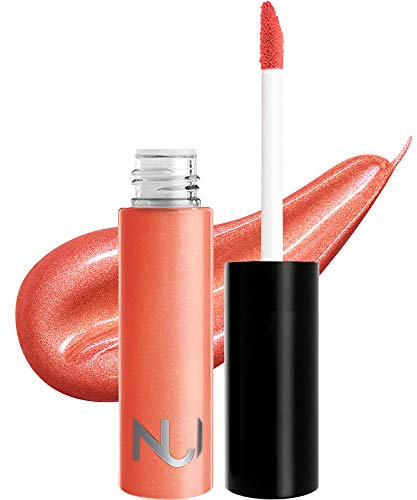 NUI Cosmetics Natural Lipgloss 7 WAHINE Make Up- Naturkosmetik vegan natürlich glutenfrei - hellem Rosenholz, glossy Finish