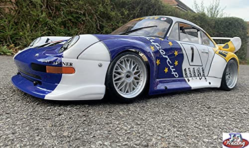 J&A Racing International Rc Cars Pro Class GT2 Karosserie, 465 mm, Radstand, Race Spec (Porsche Gt2 by