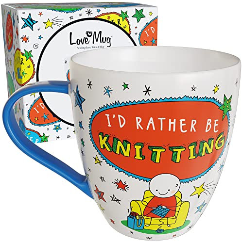 Love Mug®: Knitting Gifts - Funny Knitting Mug - Christmas Knitting Gifts