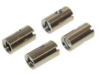 4x Bowdenzug Schraubnippel Klemmnippel 5,5x10 mm kompatibel mit Puch Hercules Kreidler Zündapp Mofa Moped Mokick
