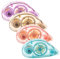 4 Rouleaux Colle Roller 8m*8mm, Colle Souris Roller Ruban Adhésif Double Face pour Photos, Scrapbooking, Loisirs Créatifs(4 Couleurs)